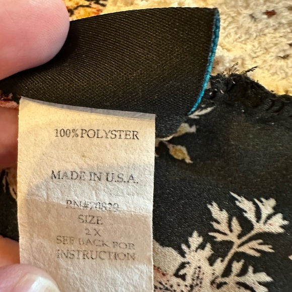 Plus Size Rue+ Floral Tunic/Shell - Picture 4 of 4